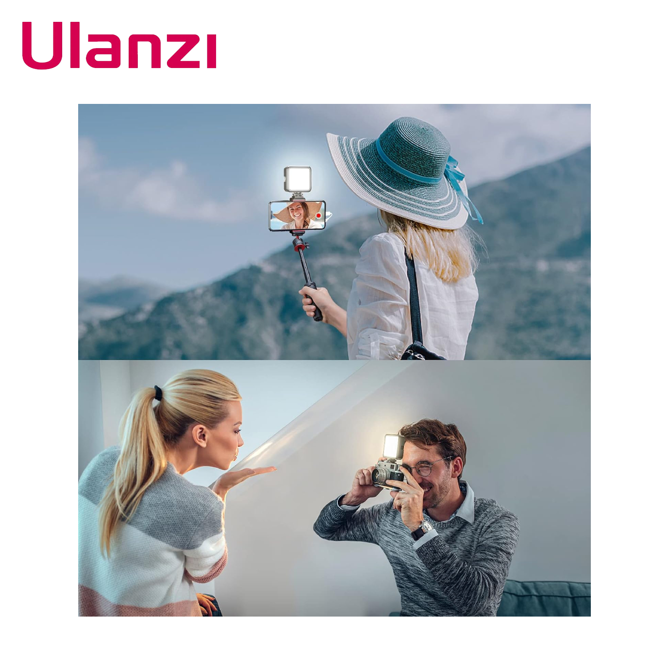 MINI PANEL LED ULANZI VL81 RECARGABLE BICOLOR